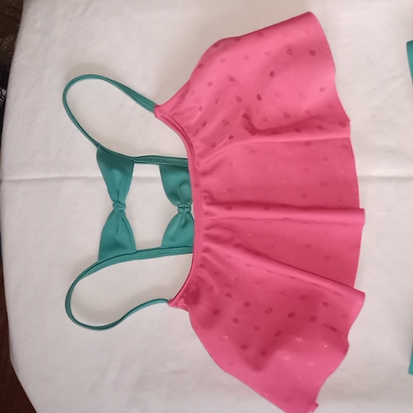 Cat and Jack Two Piece Watermelon Fruit Swim Suit Bathing Suit Size M 7/8 - Picture 3 of 9